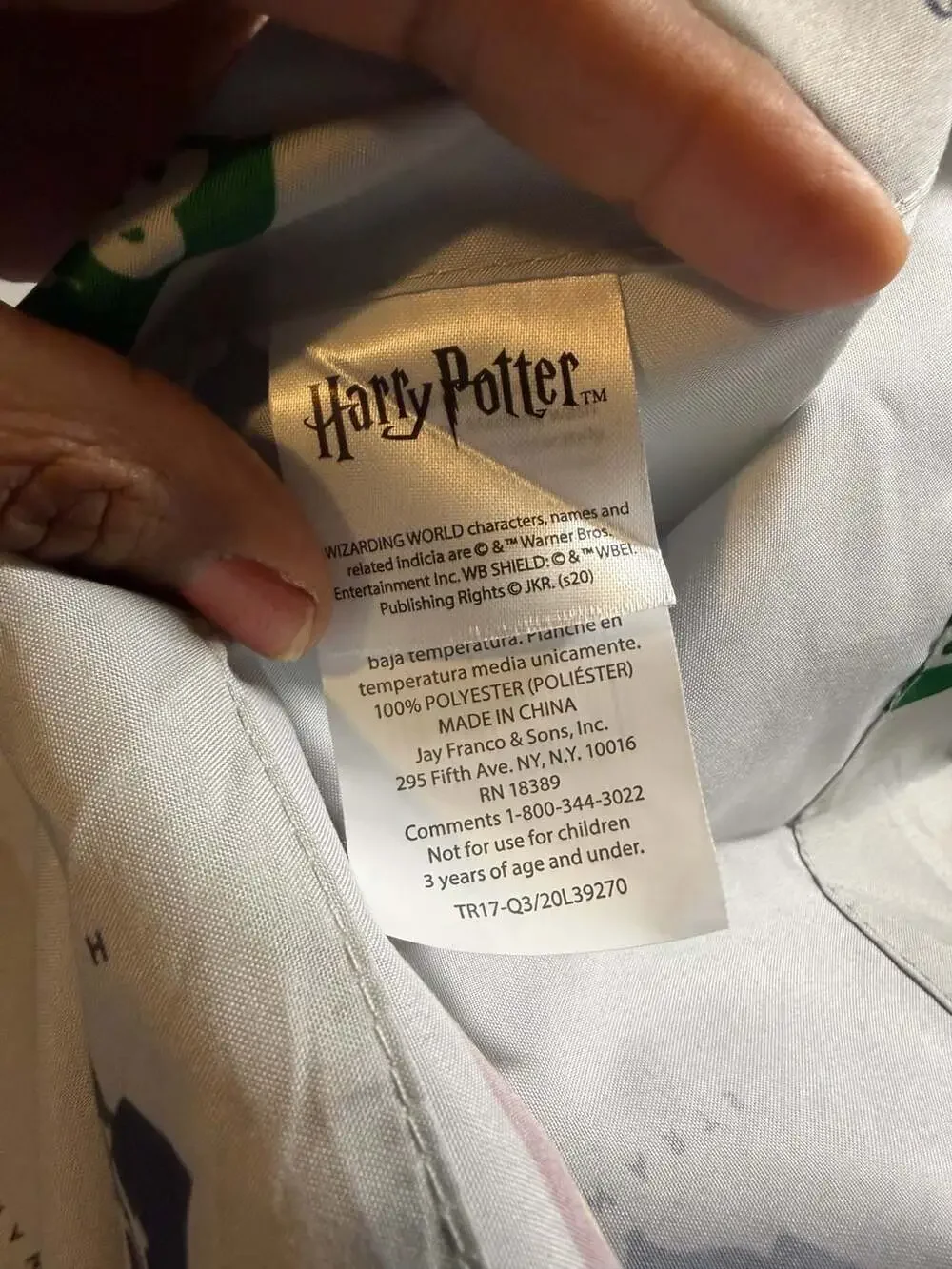 Harry Potter House Pride Hogwarts Crests standard size pillowcase.